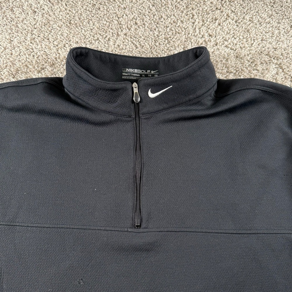 Nike Therma Fit Sweater Mens XL 1/4 Zip Pullover Golf Active Performance Classic - Picture 2 of 15